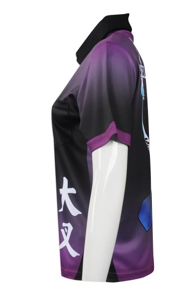 DS069 customized team shirts   full-piece printed team shirts  Hong Kong/darts suit version  darts suit customized  designer team shirts side view